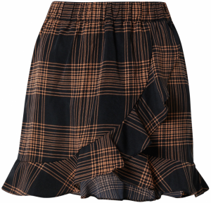 b.young Sukňa  svetlohnedá / čierna