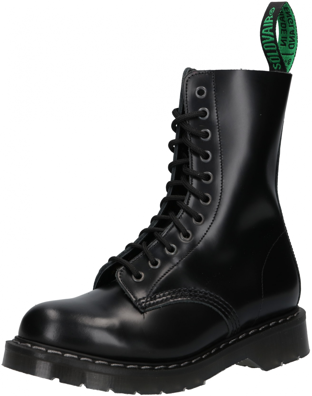 Solovair Šnurovacie členkové čižmy 'The 11 Eye'  čierna