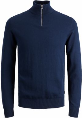 JACK & JONES Sveter 'Emil'  tmavomodrá