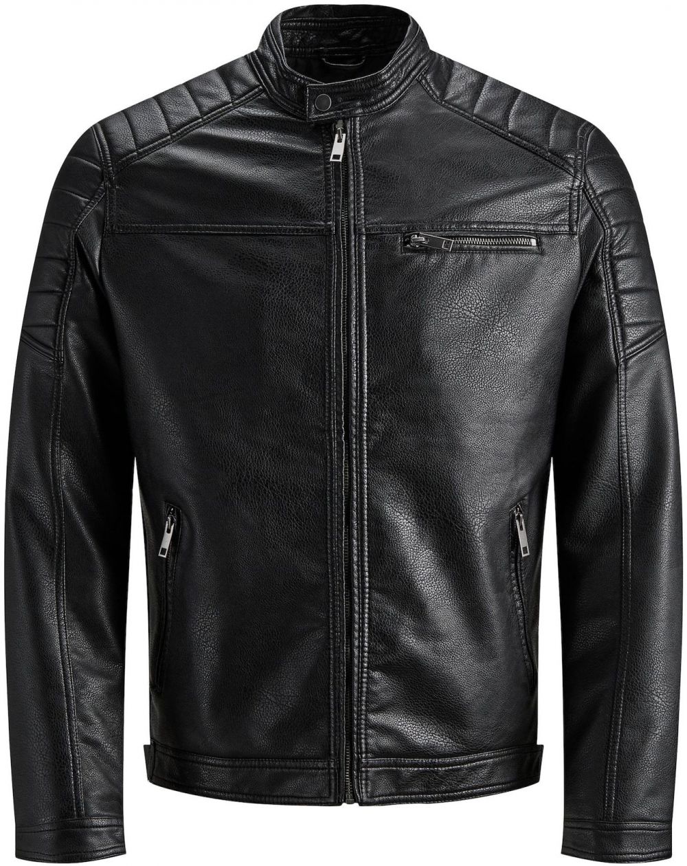 JACK & JONES Prechodná bunda 'Rocky'  čierna