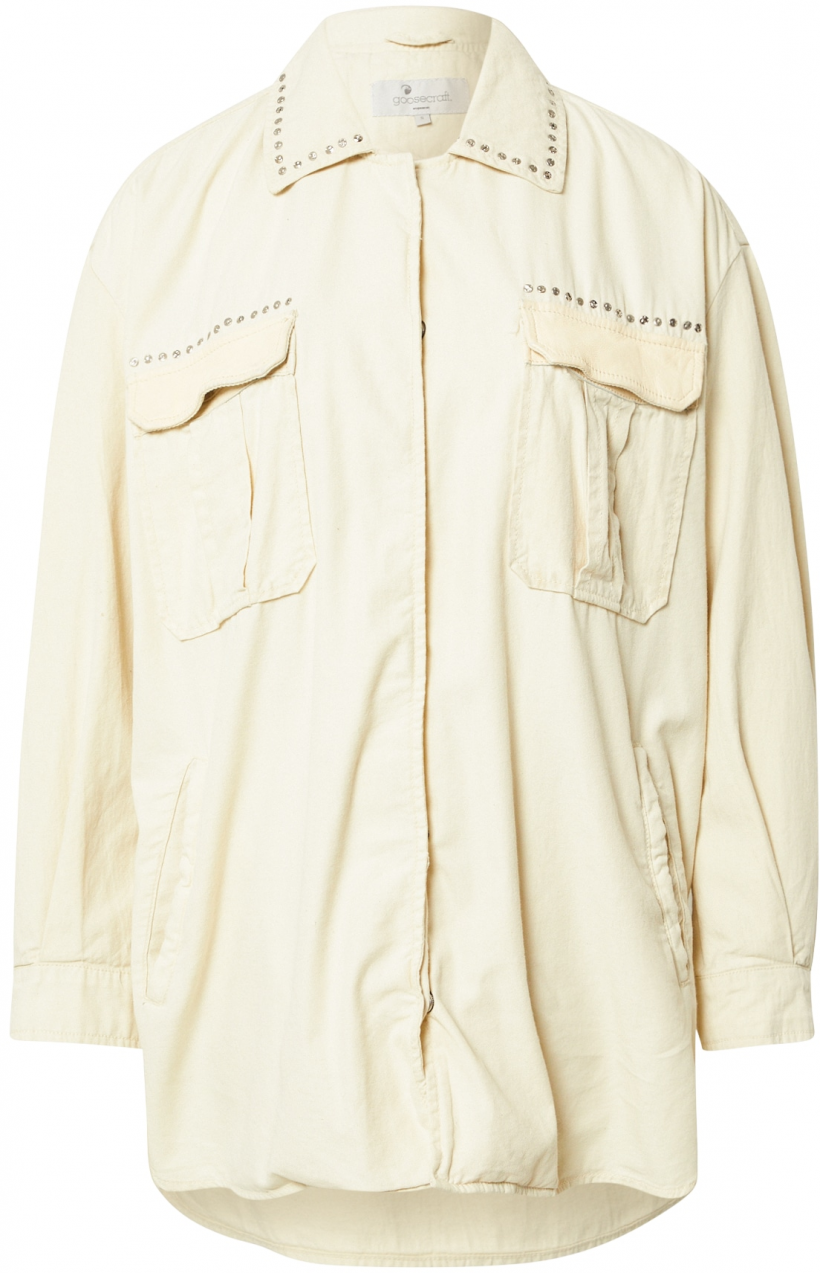 Goosecraft Prechodná bunda 'HUGS'  biela ako vlna