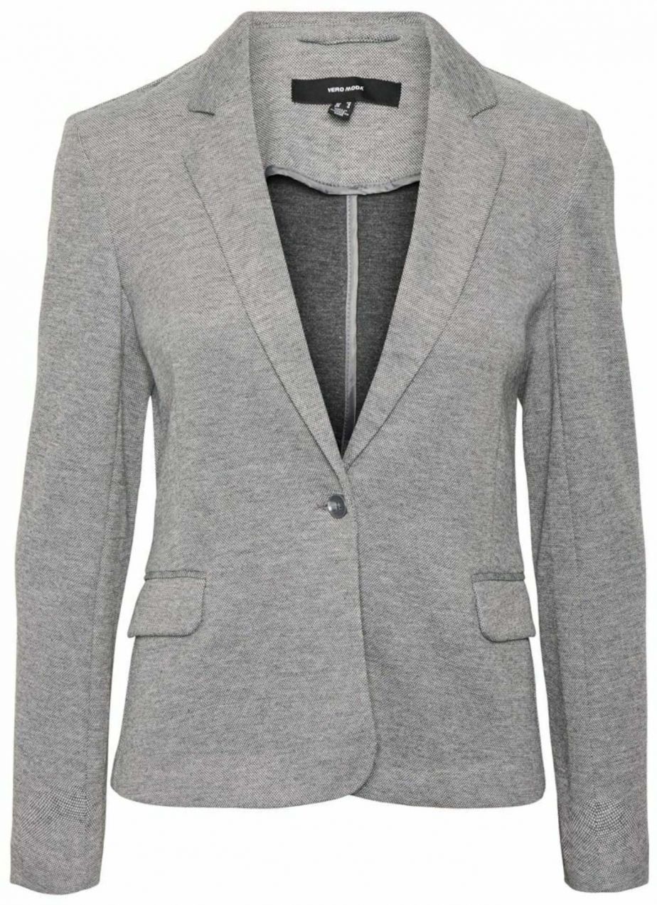 VERO MODA Blejzer 'Julia'  sivá / svetlosivá