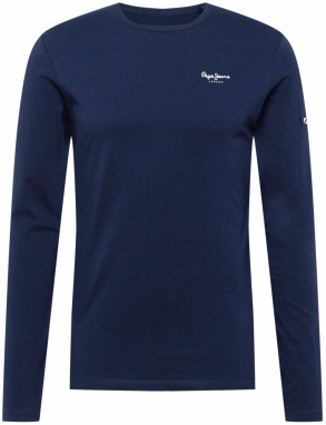 Pepe Jeans Tričko  námornícka modrá / biela