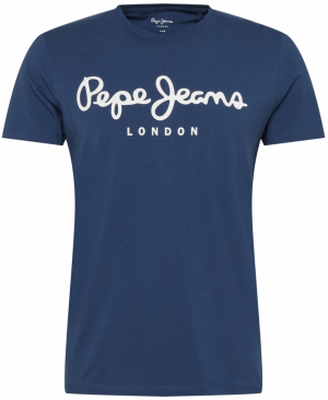 Pepe Jeans Tričko  námornícka modrá / biela