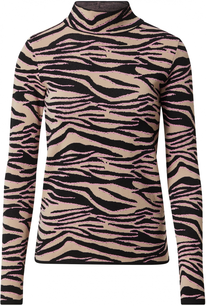 River Island Sveter  béžová / čierna