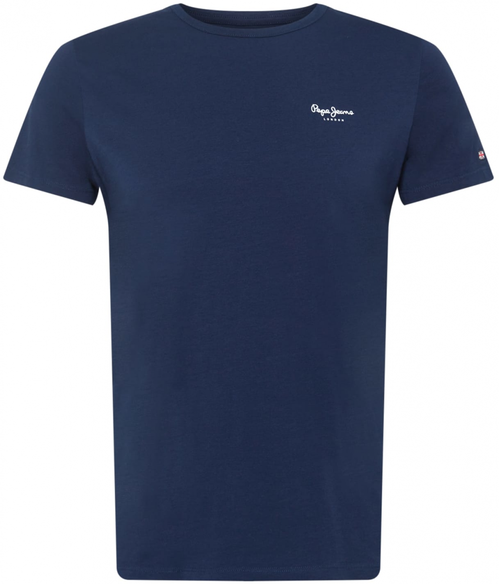 Pepe Jeans Tričko  námornícka modrá / biela