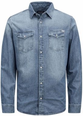 JACK & JONES Košeľa 'Sheridan'  modrá denim