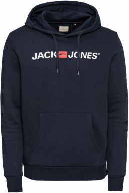 JACK & JONES Mikina  námornícka modrá / červená / biela