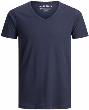 JACK & JONES Tričko  námornícka modrá