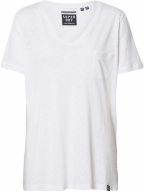 Superdry Tričko 'OL ESSENTIAL VEE TEE'  biela