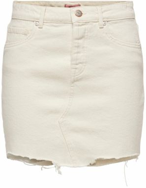 ONLY Sukňa 'Sky'  hnedá / biely denim
