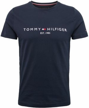 TOMMY HILFIGER Tričko  tmavomodrá / červená / biela