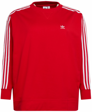 ADIDAS ORIGINALS Mikina  červená / biela