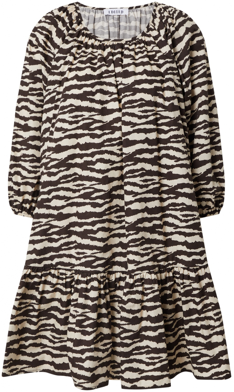 EDITED Šaty 'Paola'  béžová / hnedá