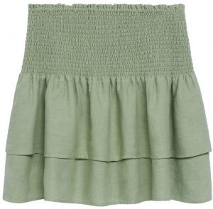 MANGO Sukňa 'CHIMA'  pastelovo zelená