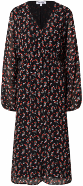 EDITED Šaty 'Adalee'  zmiešané farby / červená / čierna