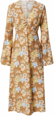 EDITED Šaty 'Bailee'  krémová / svetlomodrá / karamelová / pastelovo žltá / pastelovo zelená