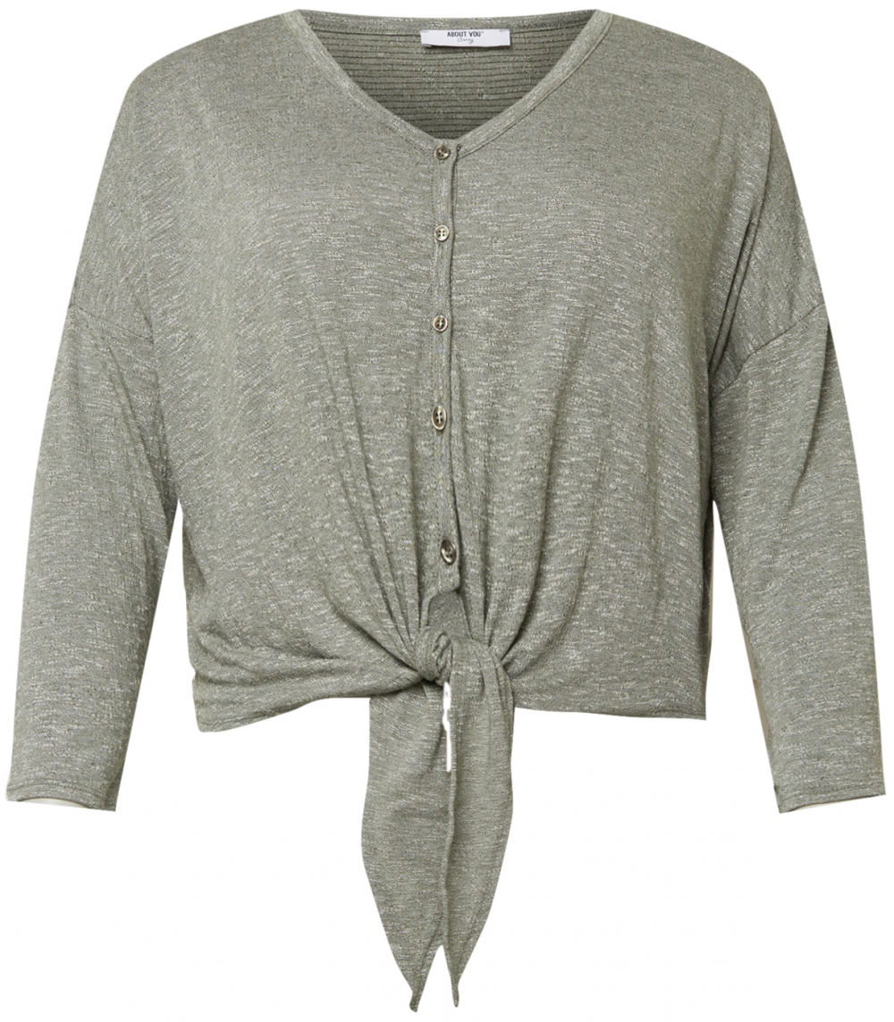 ABOUT YOU Curvy Tričko 'Jaden'  kaki