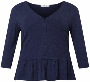 ABOUT YOU Curvy Tričko 'Ivana'  tmavomodrá