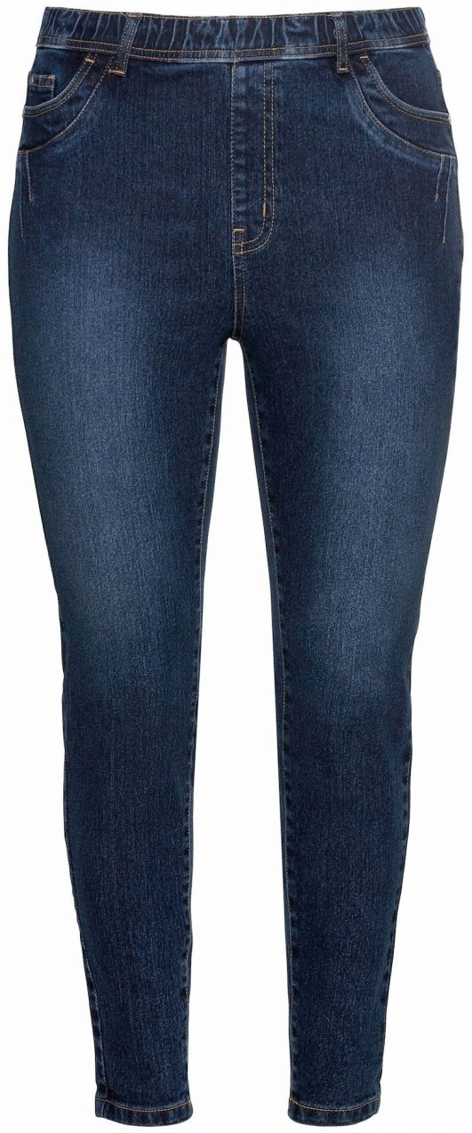 SHEEGO Jeggings  modrá denim