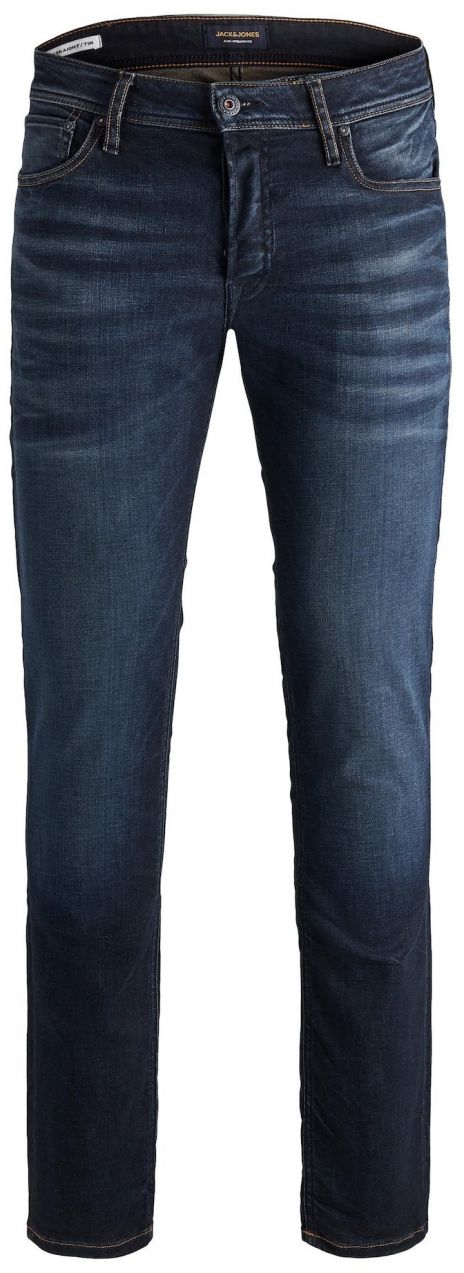 JACK & JONES Džínsy 'Clark'  tmavomodrá