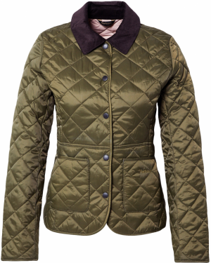 Barbour Prechodná bunda  olivová / baklažánová