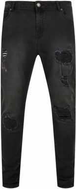 Urban Classics Džínsy  čierny denim
