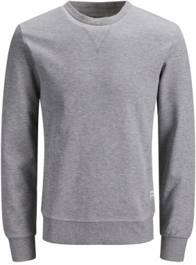 Jack & Jones Plus Mikina  sivá melírovaná
