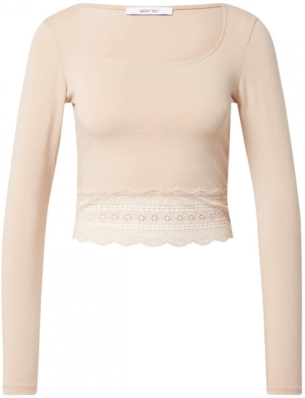 ABOUT YOU Tričko 'Ashley'  béžová