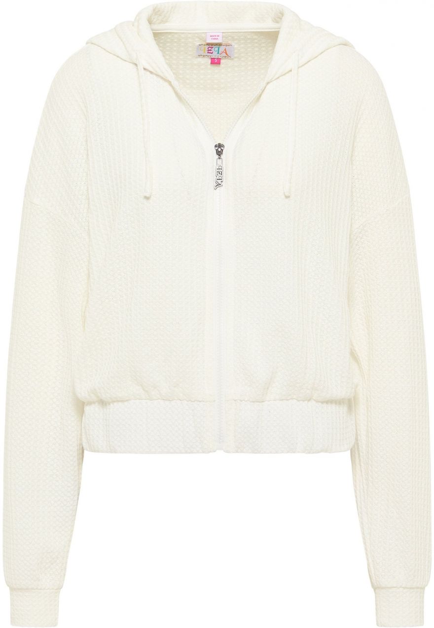 IZIA Tepláková bunda  biela ako vlna