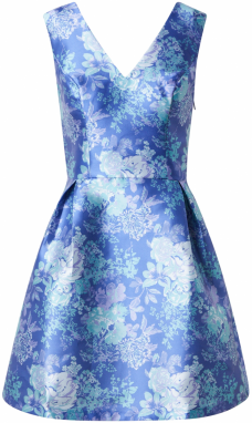 Chi Chi London Kokteilové šaty  modrá / dymovo modrá / svetlomodrá