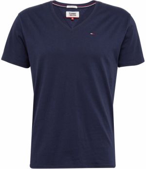 Tommy Jeans Tričko  námornícka modrá / červená / biela