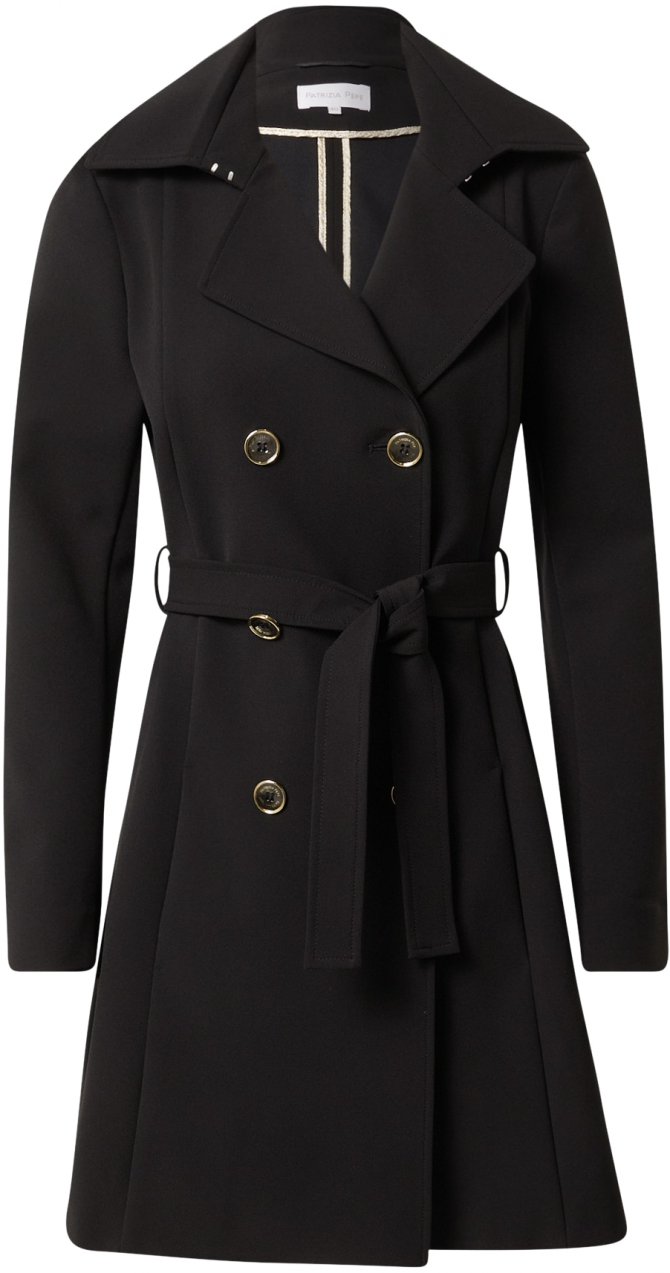 PATRIZIA PEPE Prechodný kabát  čierna