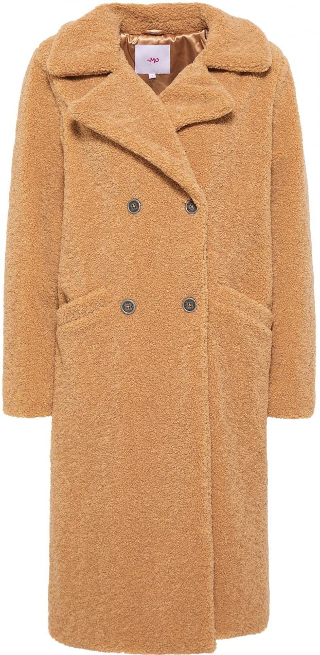 MYMO Prechodný kabát  farba ťavej srsti