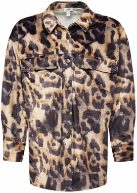 River Island Plus Prechodná bunda  karamelová / svetlohnedá / tmavosivá / čierna