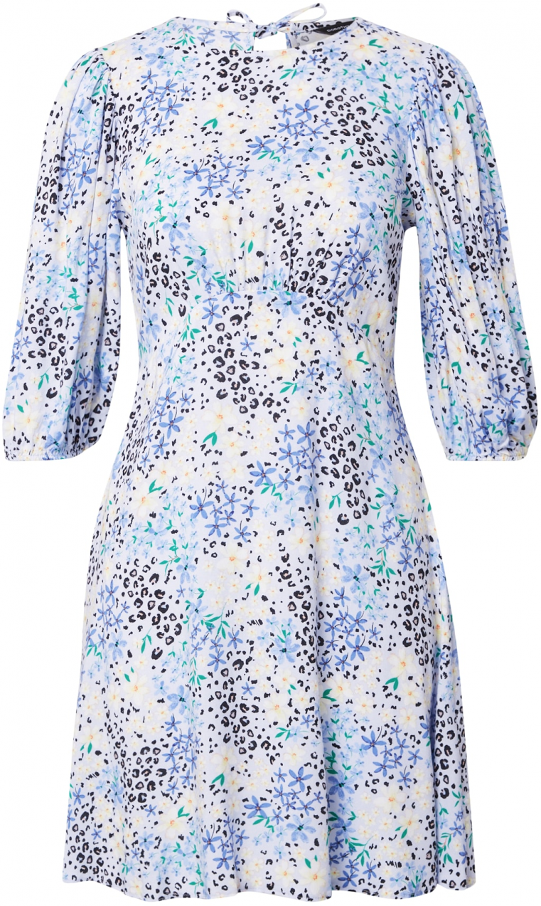 Dorothy Perkins Šaty  svetlomodrá / čierna / biela