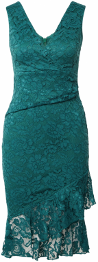 Sistaglam Kokteilové šaty 'RIANNA'  smaragdová