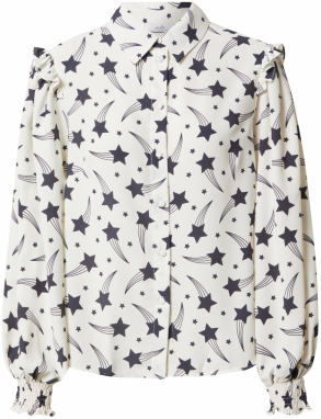 Wallis Blúzka  námornícka modrá / šedobiela