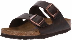 BIRKENSTOCK Šľapky 'Arizona'  tmavohnedá