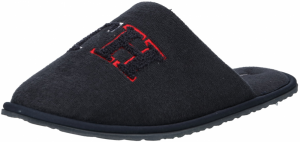 TOMMY HILFIGER Papuče  tmavomodrá / červená / biela