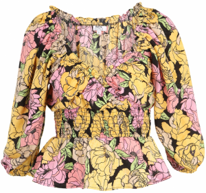 Dorothy Perkins Petite Tričko  žltá / pastelovo zelená / ružová / čierna