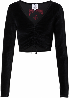 VIERVIER Tričko 'Joana'  čierna