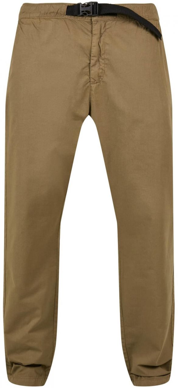 Urban Classics Chino nohavice  olivová / čierna