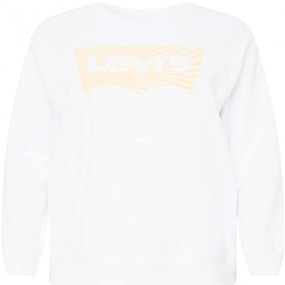 Levi's® Plus Mikina  broskyňová / biela