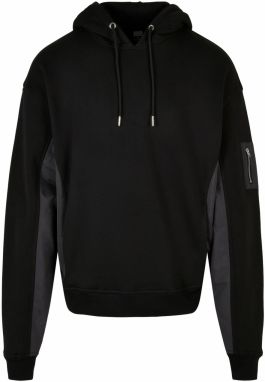 Urban Classics Mikina 'Military'  antracitová / čierna
