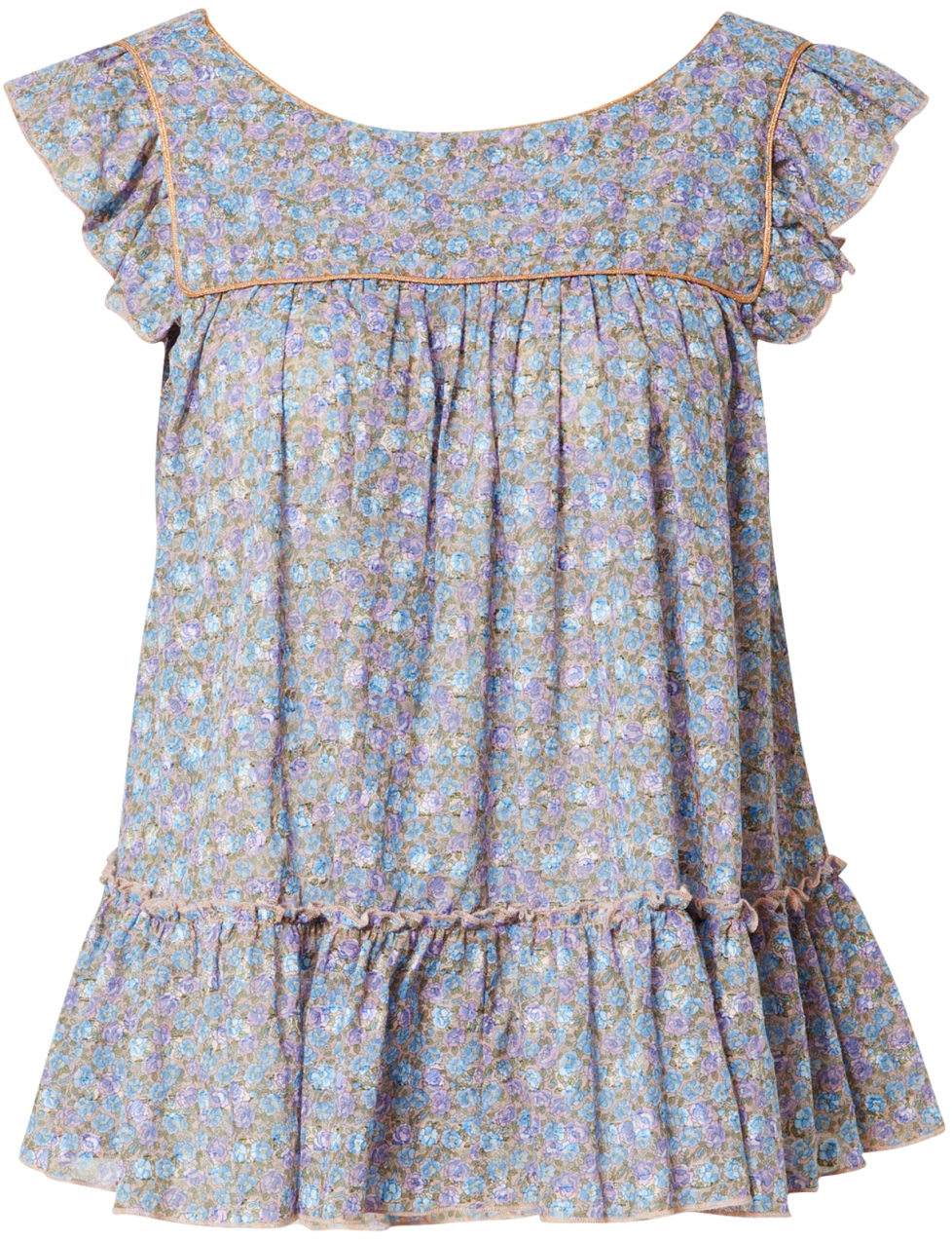 PAUL & JOE Blúzka  svetlomodrá / zelená / fialová / ružová