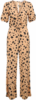 Dorothy Perkins Tall Overal  svetlohnedá / čierna