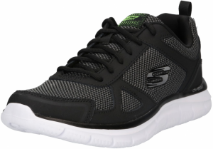 SKECHERS Nízke tenisky 'Track Bucolo'  sivá / čierna
