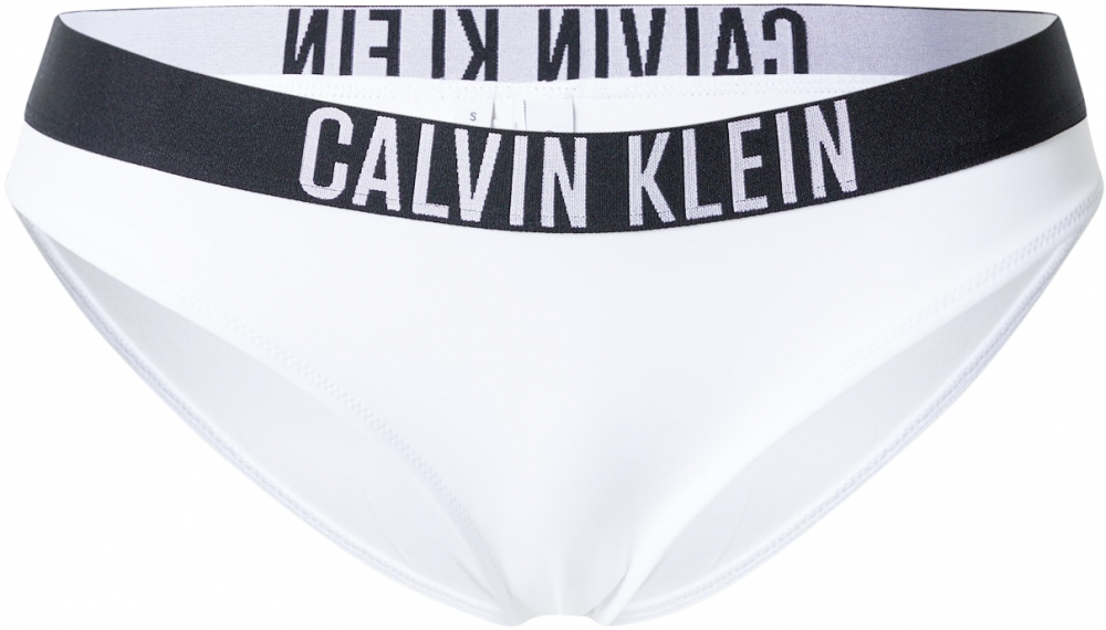 Calvin Klein Swimwear Bikinové nohavičky  čierna / biela