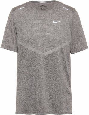 NIKE Funkčné tričko 'Rise 365'  svetlosivá / sivá melírovaná